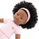 Poupee pauline 36cm avec cheveux noirs crepus-lilojouets-morbihan-bretagne