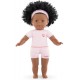 Poupee pauline 36cm avec cheveux noirs crepus-lilojouets-morbihan-bretagne