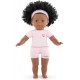 Poupee pauline 36cm avec cheveux noirs crepus-lilojouets-morbihan-bretagne