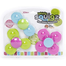 PACK 3 TOUPIES SILICONE A VENTOUSE WHIRLY SQUIGZ MORDILLOU