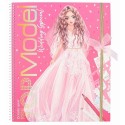 ALBUM A COLORIER CREATE YOUR WEDDING 28X23CM MARIAGE TOPMODEL