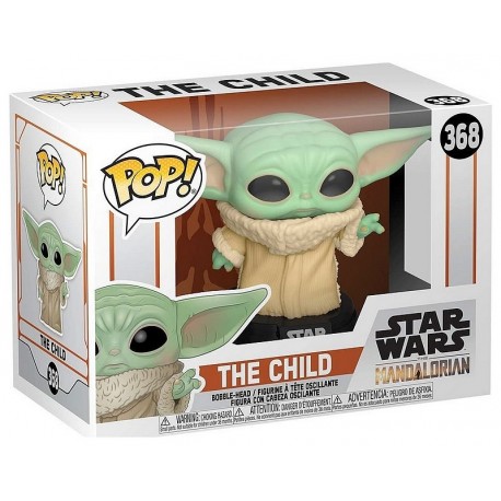 FIGURINE POP 368 THE CHILD BEBE GROGU THE MANDALORIAN 9CM BOBBLE-HEAD-LiloJouets-Morbihan-Bretagne