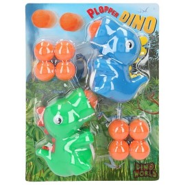 PACK 2 PLOPPERS DINO WORLD AVEC BALLES MOUSSE