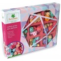 COFFRET PERLES BOIS DIAMANTS