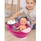 Baignoire balneo electronique 40cm avec 3 accessoires baby nurse-lilojouets-morbihan-bretagne