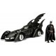 Voiture batmobile 1995 batman forever 1.24e metal avec figurine batman-lilojouets-morbihan-bretagne