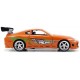 Voiture toyota supra 1995 orange 1.32e metal brian fast&furious-lilojouets-morbihan-bretagne