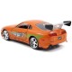 Voiture toyota supra 1995 orange 1.32e metal brian fast&furious-lilojouets-morbihan-bretagne