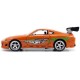 Voiture toyota supra 1995 orange 1.32e metal brian fast&furious-lilojouets-morbihan-bretagne