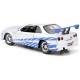 Voiture nissan skyline gt-r 2002 grise 1.32e metal brian fast&furious-lilojouets-morbihan-bretagne