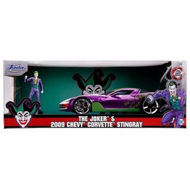 VEHICULE STINGRAY CHEVY 2009 THE JOKER 1.24E METAL HOLLYWOOD RIDES-LiloJouets-Morbihan-Bretagne