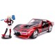 Voiture chevrolet corvette stingray 1969 harley quinn 1.24e metal ave figurine-lilojouets-morbihan-bretagne