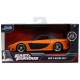 Voiture mazda rx-7 orange 1.32e metal han fast&furious-lilojouets-morbihan-bretagne