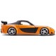 Voiture mazda rx-7 orange 1.32e metal han fast&furious-lilojouets-morbihan-bretagne