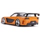 Voiture mazda rx-7 orange 1.32e metal han fast&furious-lilojouets-morbihan-bretagne