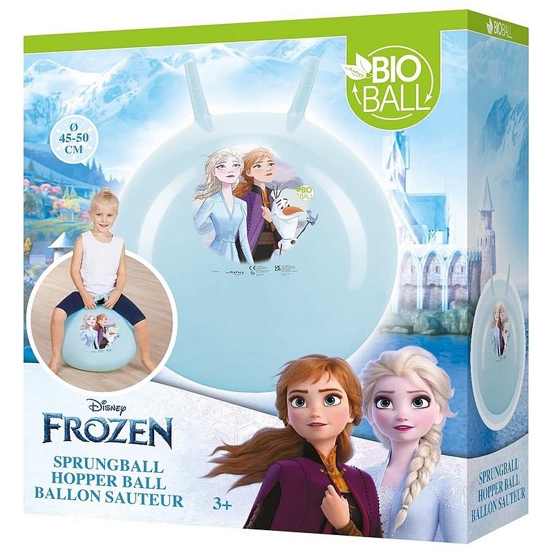 Ballon sauteur reine des neiges bioball 45-50cm frozen 