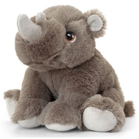 PELUCHE RHINOCEROS 25CM KEELECO-LiloJouets-Morbihan-Bretagne