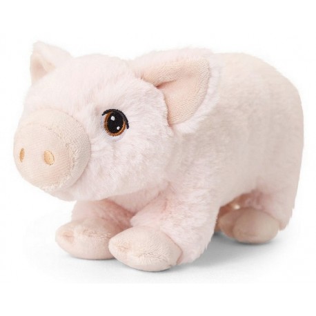 PELUCHE COCHON 18CM KEELECO-LiloJouets-Morbihan-Bretagne