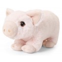 PELUCHE COCHON ROSE 18CM - KEELECO ECO-RESPONSABLE