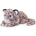 PELUCHE LEOPARD DES NEIGES 45CM KEELECO