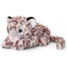 PELUCHE LEOPARD DES NEIGES 25CM KEELECO-LiloJouets-Morbihan-Bretagne