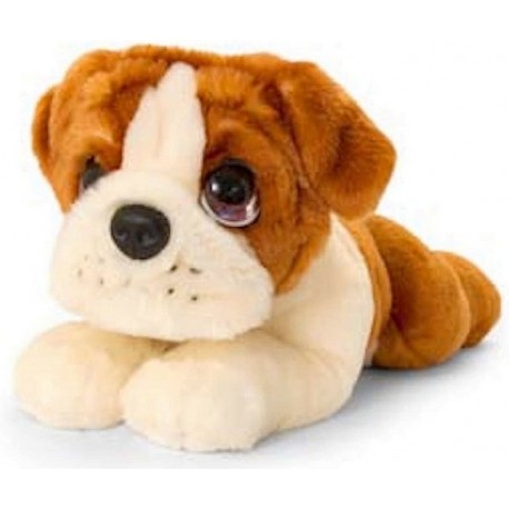 PELUCHE CHIEN BULLDOG 32CM GAMME SIGNATURE-LiloJouets-Morbihan-Bretagne