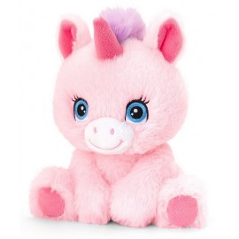 PELUCHE LICORNE 16CM KEELECO GAMME ADOPTABLE WORLD-LiloJouets-Morbihan-Bretagne