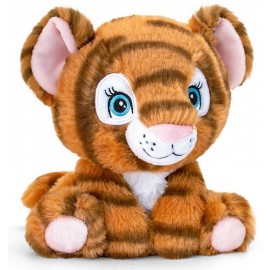 PELUCHE TIGRE 16CM KEELECO GAMME ADOPTABLE WORLD-LiloJouets-Morbihan-Bretagne