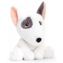 PELUCHE CHIEN BULL TERRIER 16CM KEELECO GAMME ADOPTABLE WORLD