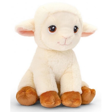 PELUCHE MOUTON 25CM KEELECO-LiloJouets-Morbihan-Bretagne