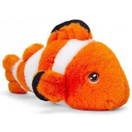 PELUCHE POISSON CLOWN 33CM KEELECO-LiloJouets-Morbihan-Bretagne