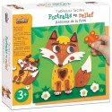 TABLEAUX PORTRAITS EN RELIEF ANIMAUX DE LA FORET