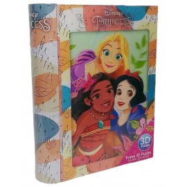 PUZZLE PRINCESSES DISNEY 300 PIECES 31X46CM IMAGE 3D BOITE METAL