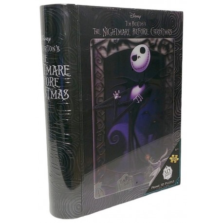 PUZZLE ETRANGE NOEL MR JACK 300 PIECES 31X46CM IMAGE 3D TIM BURTON BOITE METAL-LiloJouets-Morbihan-Bretagne