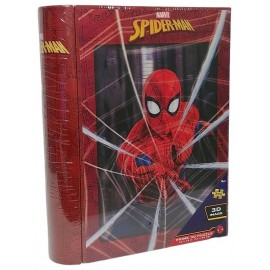PUZZLE SPIDERMAN 300 PIECES 31X46CM IMAGE 3D BOITE METAL