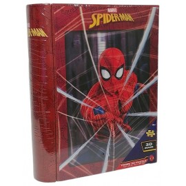 PUZZLE SPIDERMAN 300 PIECES 31X46CM IMAGE 3D BOITE METAL