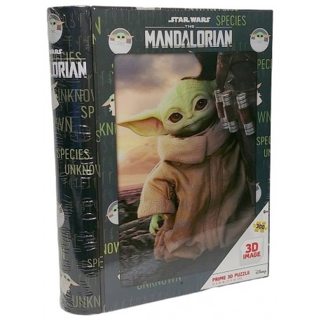 PUZZLE THE MANDALORIAN 300 PIECES 31X46CM IMAGE 3D STAR WARS BOITE METAL-LiloJouets-Morbihan-Bretagne