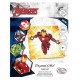 Kit carte iron man marvel 18x18cm broderie diamant-lilojouets-morbihan-bretagne