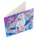 Kit carte licorne en fleurs 18x18cm broderie diamant crystal art-lilojouets-morbihan-bretagne