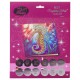 Kit carte hippocampe 18x18cm broderie diamant-lilojouets-morbihan-bretagne