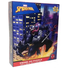 PUZZLE SPIDERMAN COMBAT MARVEL 500 PIECES PRIME 3D LENTICULAIRE 61X46CM