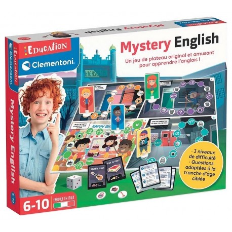 COFFRET JEU MYSTERY ENGLISH APPRENDRE L'ANGLAIS-LiloJouets-Morbihan-Bretagne