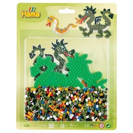 BLISTER GM DRAGON SERPENT ET 1100 PERLES HAMA-LiloJouets-Morbihan-Bretagne