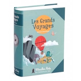 PACK LAMPE A HISTOIRES GRANDS VOYAGES 5 DISQUES BOITE LIVRE