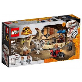 76945 POURSUITE EN MOTO DU DINOSAURE ATROCIRAPTOR LEGO JURASSIC WORLD-LiloJouets-Morbihan-Bretagne