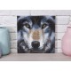 Kit tableau loup 30x30cm broderie diamant sur chassis bois crystal art-lilojouets-morbihan-bretagne