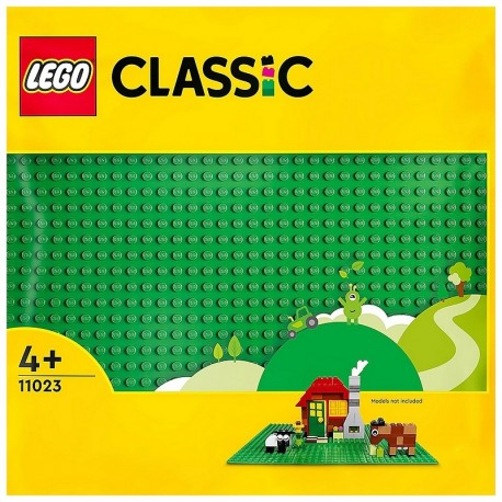 11023 PLAQUE DE BASE VERTE 25X25CM LEGO CLASSIC EMBALLAGE ECO-LiloJouets-Morbihan-Bretagne