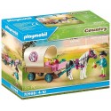 70998 CARRIOLE AVEC ENFANT ET PONEY PLAYMOBIL COUNTRY