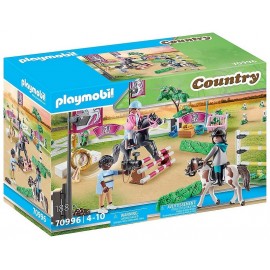 70996 PARCOURS OBSTACLES AVEC CHEVAUX PLAYMOBIL COUNTRY-LiloJouets-Morbihan-Bretagne