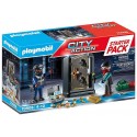 70908 STARTER PACK POLICIER ET CAMBRIOLEUR DE COFFRE - PLAYMOBIL CITY ACTION